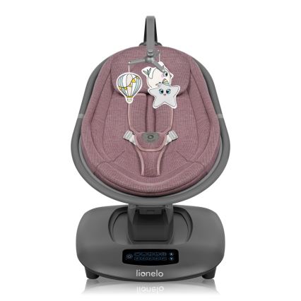 Lionelo - Dečja ljuljaška sa melodijom BLOSSOM Pink Mauve + sa daljinskim upravljačem