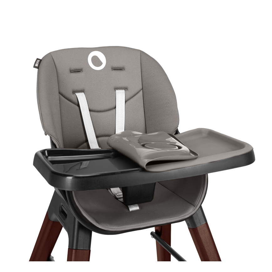 Lionelo - Dečja stolica za hranjenje MONA Black Onyx