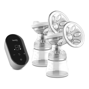 Lionelo - Električna punjiva dupla pumpa za majčino mleko TWEE GO 5V 1100 mAh 150 ml
