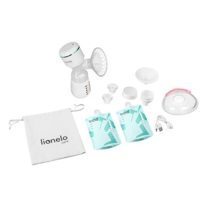 Lionelo - Električna punjiva pumpa za izmlazanje majčinog mleka FIDI PLUS 5V 1200 mAh 180 ml