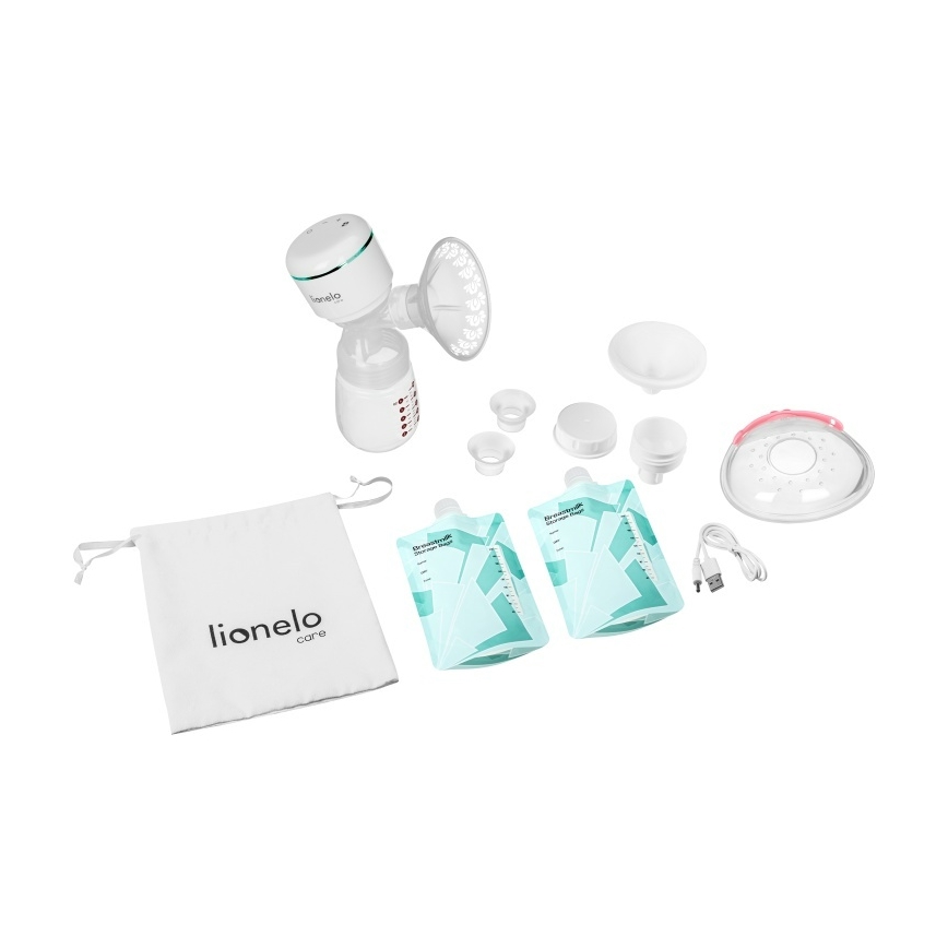 Lionelo - Električna punjiva pumpa za izmlazanje majčinog mleka FIDI PLUS 5V 1200 mAh 180 ml
