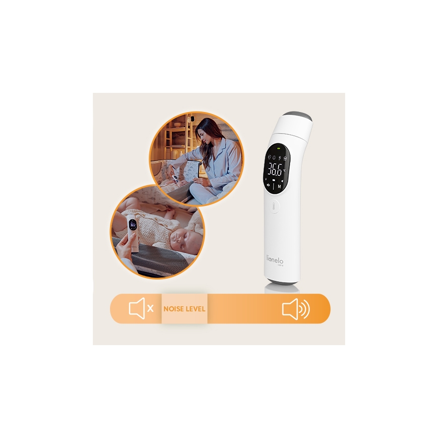 Lionelo - Infracrveni termometar FEVERSCAN 2xAAA