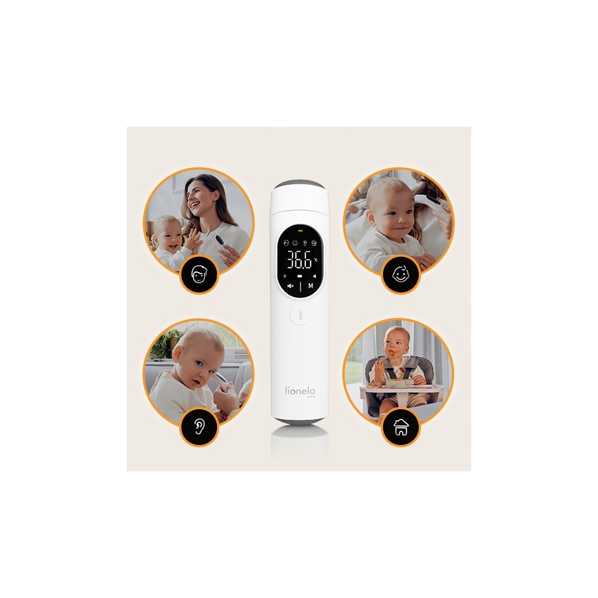 Lionelo - Infracrveni termometar FEVERSCAN 2xAAA