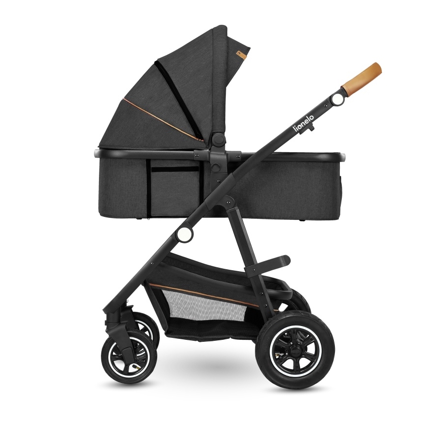 Lionelo - Kombinovana kolica 2u1 AMBER Grey Graphite