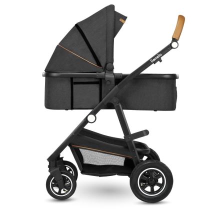 Lionelo - Kombinovana kolica 2u1 AMBER Grey Graphite