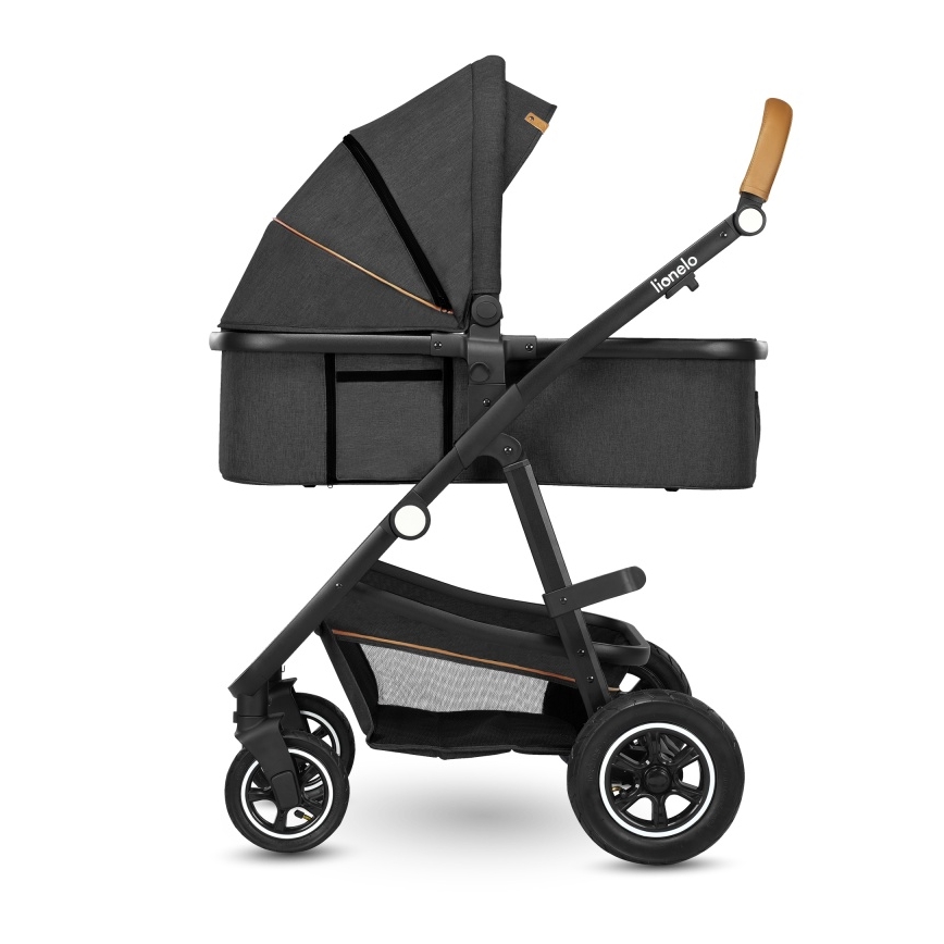 Lionelo - Kombinovana kolica 2u1 AMBER Grey Graphite