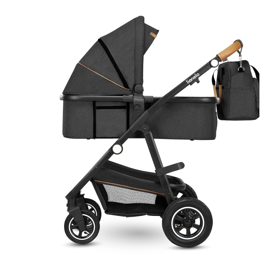 Lionelo - Kombinovana kolica 2u1 AMBER Grey Graphite