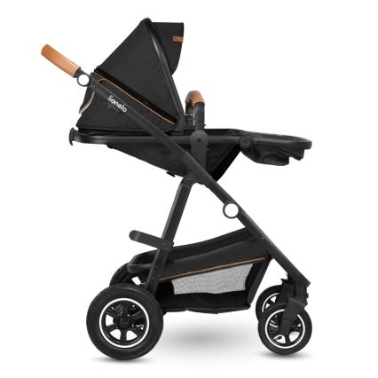 Lionelo - Kombinovana kolica 2u1 AMBER Grey Graphite