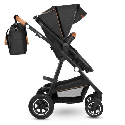 Lionelo - Kombinovana kolica 2u1 AMBER Grey Graphite