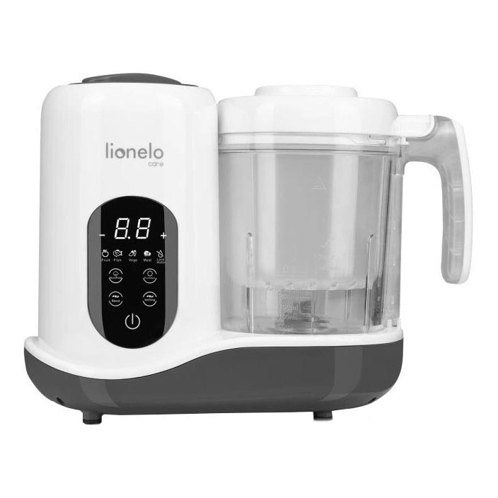 Lionelo - Parni lonac 5u1 BABYMENU 110W/230V bela/sivo