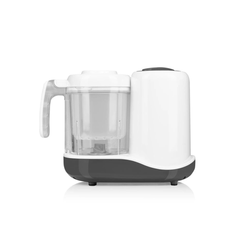 Lionelo - Parni lonac 5u1 BABYMENU 110W/230V bela/sivo