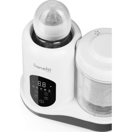 Lionelo - Parni lonac 5u1 BABYMENU 110W/230V bela/sivo