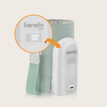 Lionelo - Punjivi grejač za bočice THERMUP GO EVO 18W/5V zelena/bela
