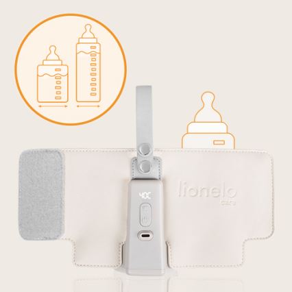 Lionelo - Punjivi grejač za bočice THERMUP GO PLUS 10W/5V bež