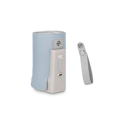 Lionelo - Punjivi grejač za bočice THERMUP GO PLUS 10W/5V plava/sivo
