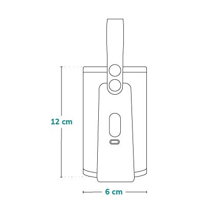 Lionelo - Punjivi grejač za bočice THERMUP GO PLUS 10W/5V plava/sivo