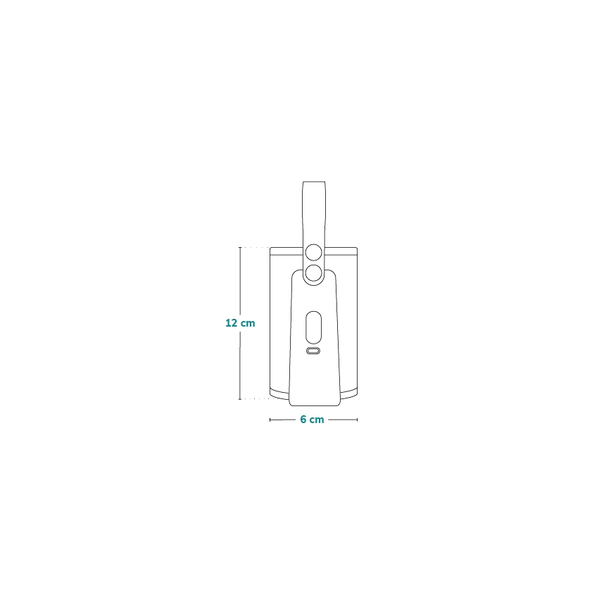 Lionelo - Punjivi grejač za bočice THERMUP GO PLUS 10W/5V plava/sivo
