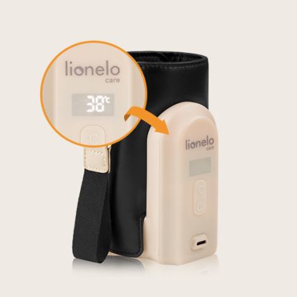 Lionelo - Punjivi ohřívač lahví THERMUP GO EVO 18W/5V crno/bež