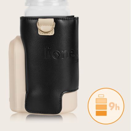 Lionelo - Punjivi ohřívač lahví THERMUP GO EVO 18W/5V crno/bež