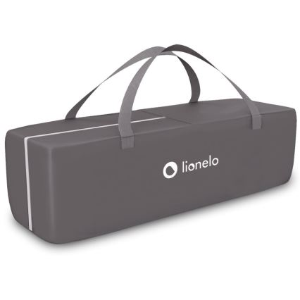Lionelo - Putna kolevka SVEN PLUS sivo/tirkizna