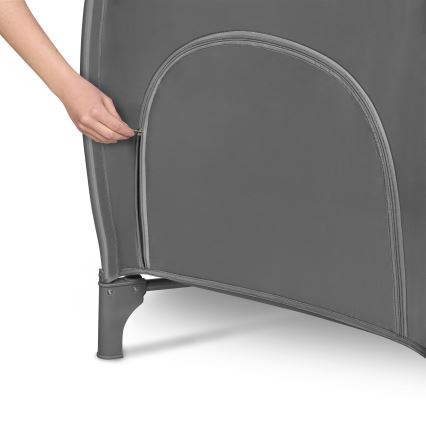 Lionelo - Putna posteljica STEFI PLUS siva višebojna