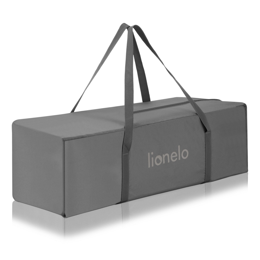 Lionelo - Putni krevetić JASMIN EASY FOLD Sivi Kamen