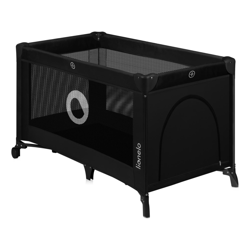 Lionelo - Putni krevetić STEFI Black Carbon