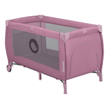 Lionelo - Putni krevetić STEFI PLUS Roze magnolija