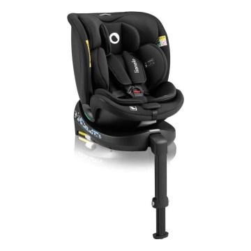 Lionelo - Rotirajuće autosedište sa bazom NAVY i-Size 40-150 cm, crno
