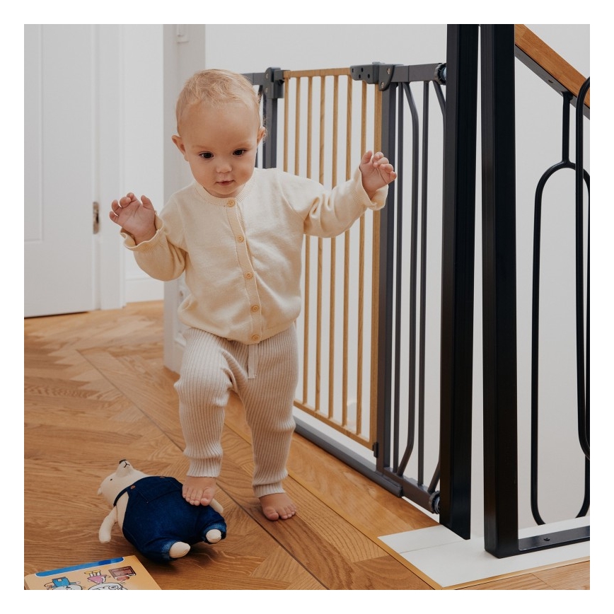 Lionelo - Sigurnosna pregrada TRUUS SLIM crno/braon