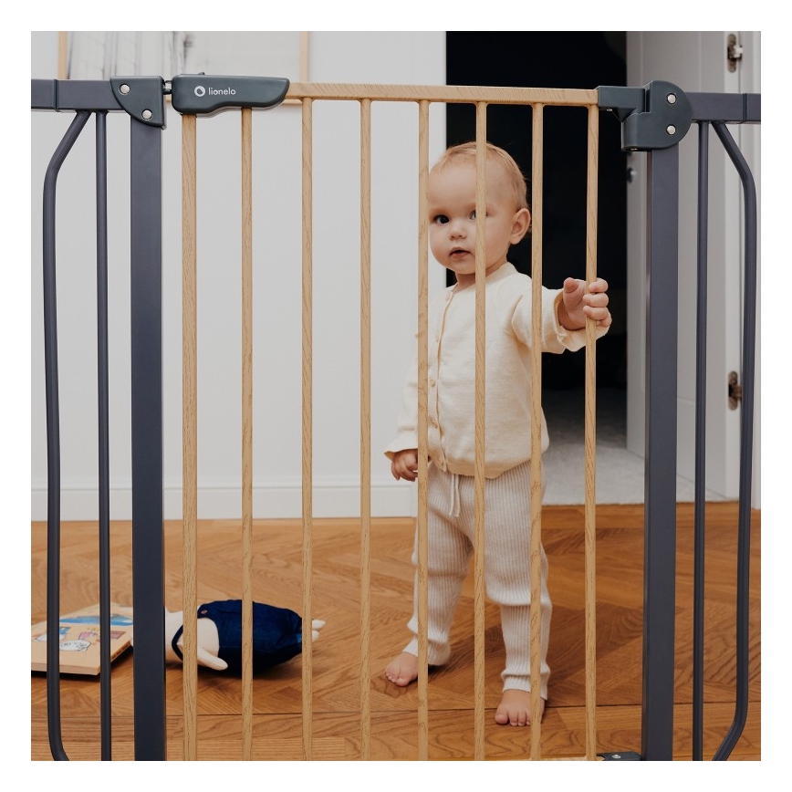 Lionelo - Sigurnosna pregrada TRUUS SLIM crno/braon