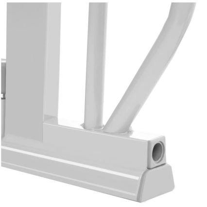 Lionelo - Sigurnosna pregrada TRUUS SLIM LED 1xAAA sivo