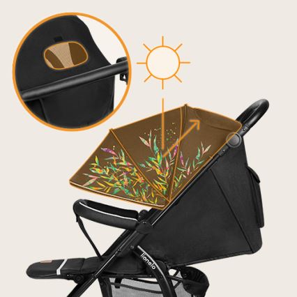 Lionelo - Sportska kolica ANNET TOUR crna/zelena