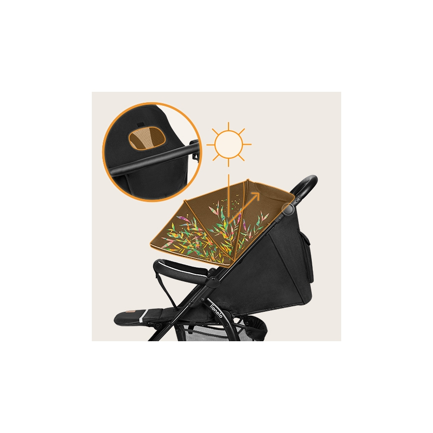 Lionelo - Sportska kolica ANNET TOUR crna/zelena