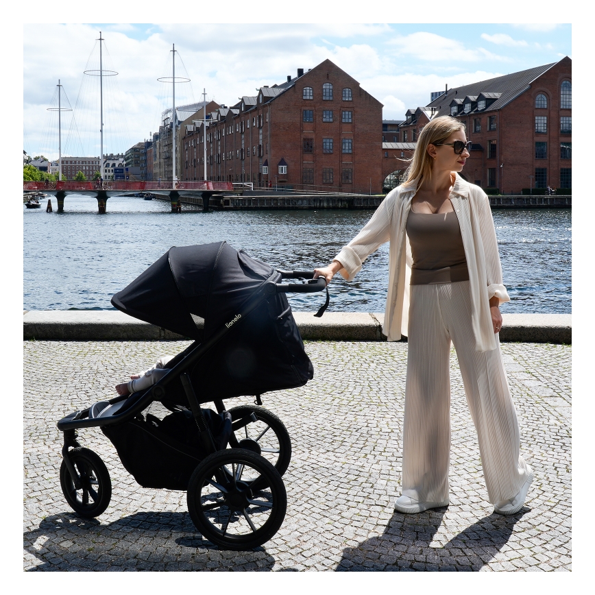 Lionelo - Sportska kolica AZURA crna