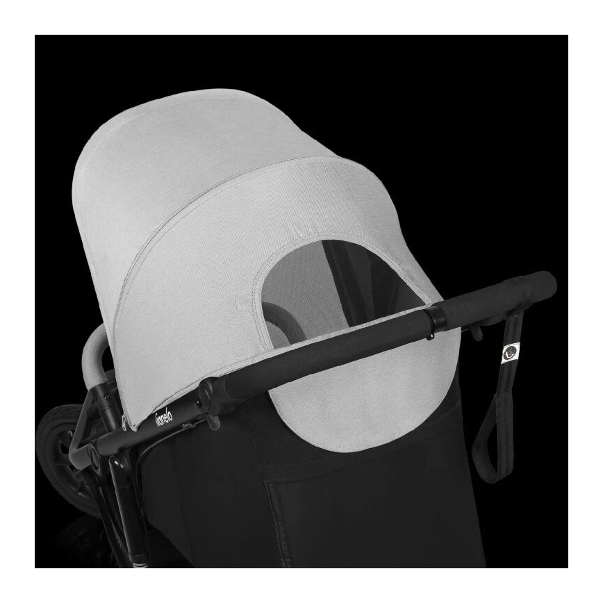 Lionelo - Sportska kolica AZURA crna/siva