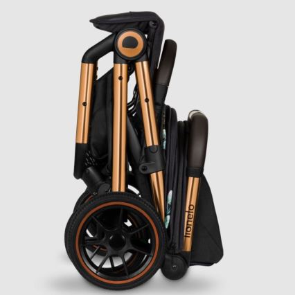 Lionelo - Sportska kolica CLOE crna/plava/zlatna