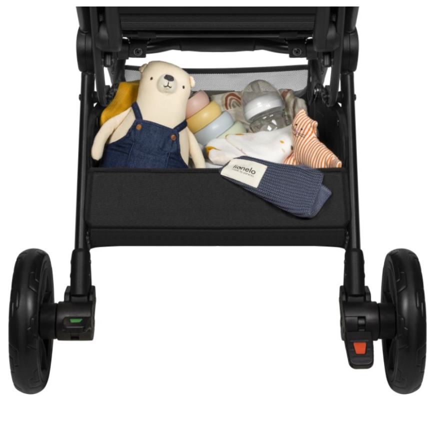 Lionelo - Sportska kolica CLOE crna/siva