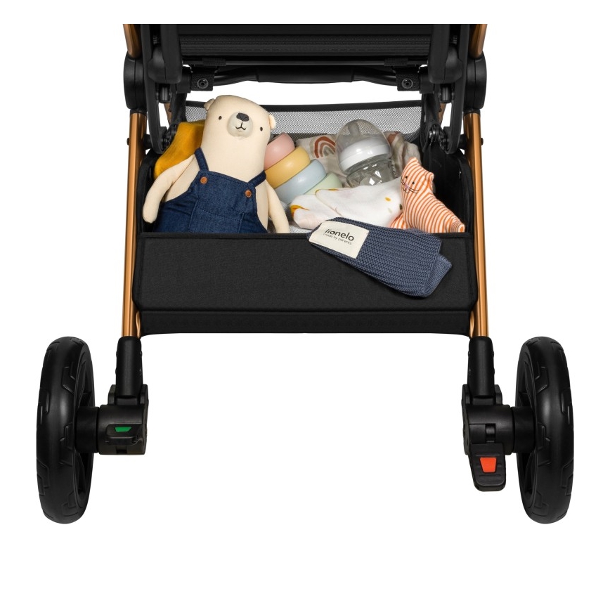 Lionelo - Sportska kolica CLOE crna/zlatna