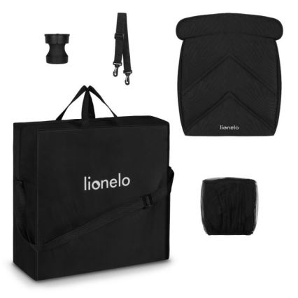 Lionelo - Sportska kolica CLOE crno/plava/zlatna