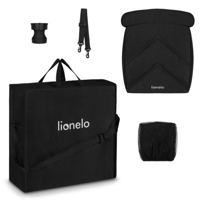 Lionelo - Sportska kolica CLOE crno/sivo