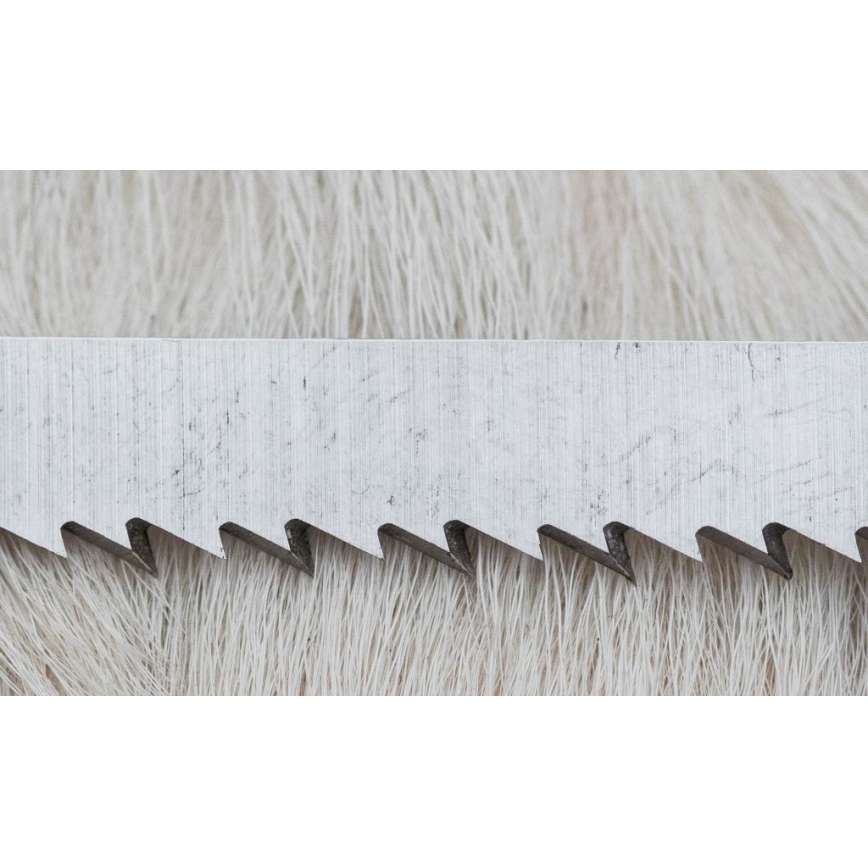 Lovački damaščanski nož sa testerom, oštrica 11 cm, drška od jelenskog roga