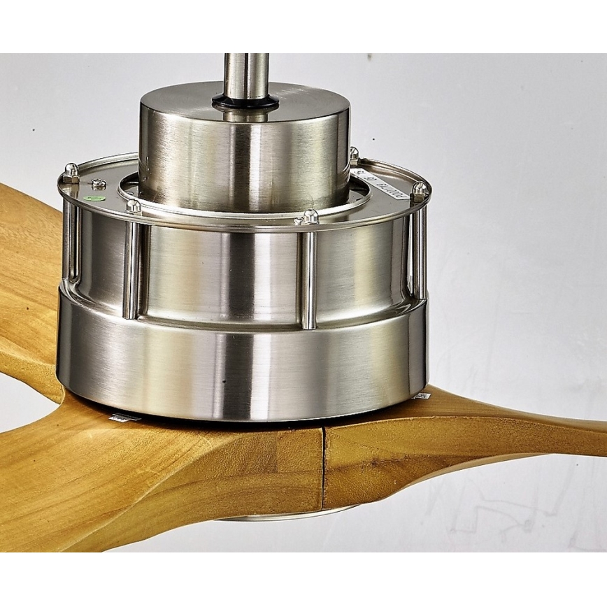 Lucci air 210506 - Plafonski ventilator AIRFUSION AKMANI paulovnija/braon prečnik 152 cm + daljinski upravljač