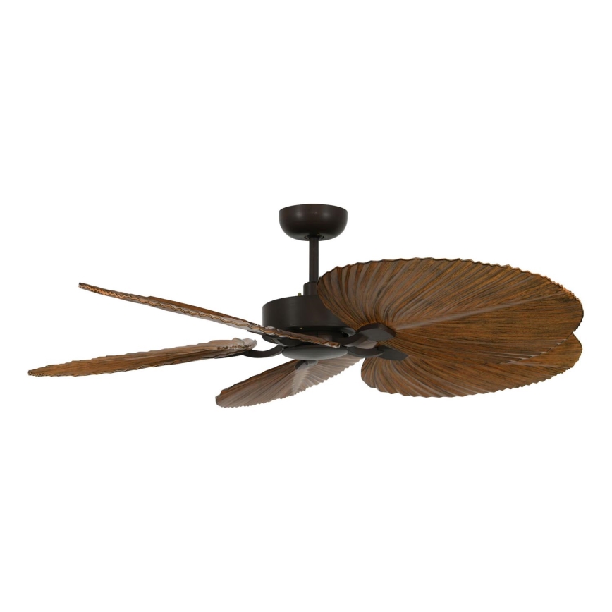 Lucci Air 21065549 - Plafonski ventilator BALI pr. 132 cm braon + Daljinski upravljač
