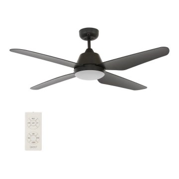 Lucci Air 212998 - LED Plafonski ventilator ARIA LED/18W/230V crno + Daljinski upravljač