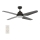 Lucci Air 212998 - LED Plafonski ventilator ARIA LED/18W/230V crno + Daljinski upravljač