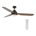 Lucci air 213054 - LED plafonski ventilator SHOALHAVEN GX53/17W/230V crna/pavlovnija + daljinski upravljač
