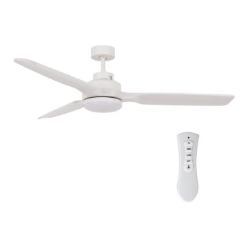 Lucci air 213055 - LED plafonski ventilator SHOALHAVEN GX53/17W/230V paulovnija/bela + daljinski upravljač