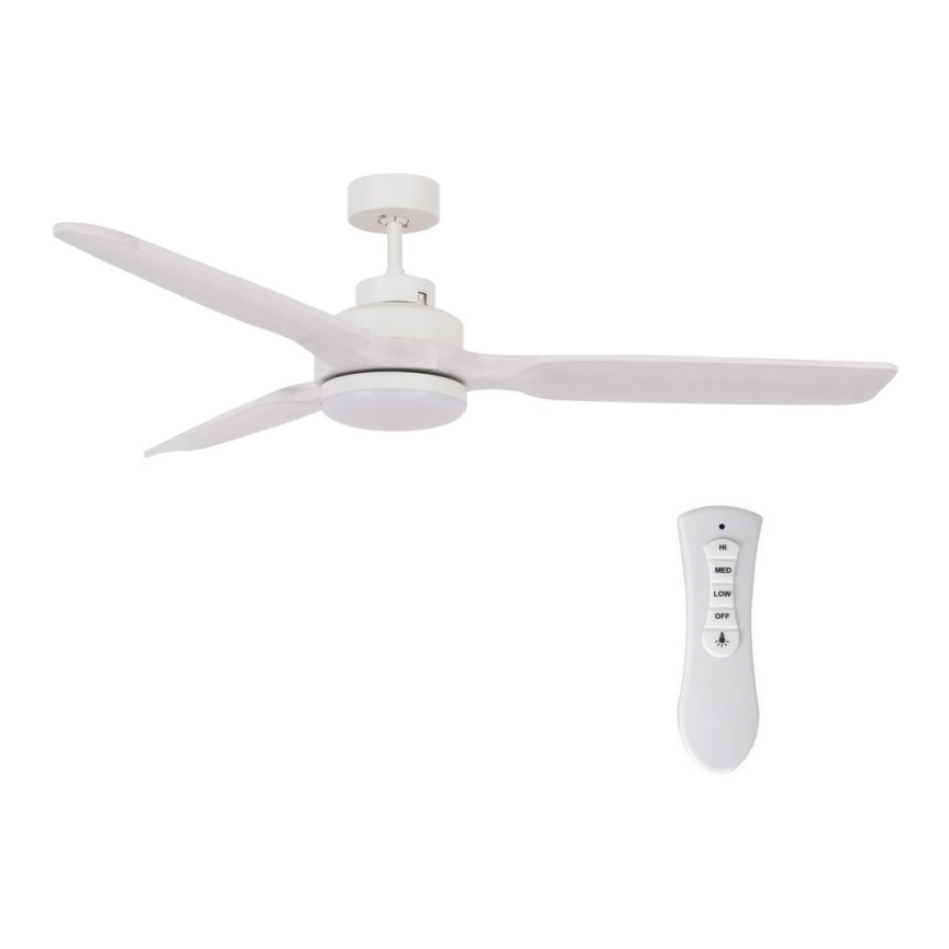 Lucci air 213055 - LED plafonski ventilator SHOALHAVEN GX53/17W/230V paulovnija/bela + daljinski upravljač