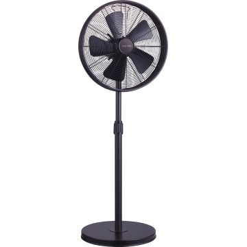 Lucci Air 213115EU - Stajaći ventilator BREEZE crni, prečnik 46 cm